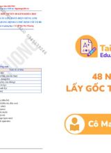 48 ngày lấy gốc tiếng anh cô Mai Phương PDF